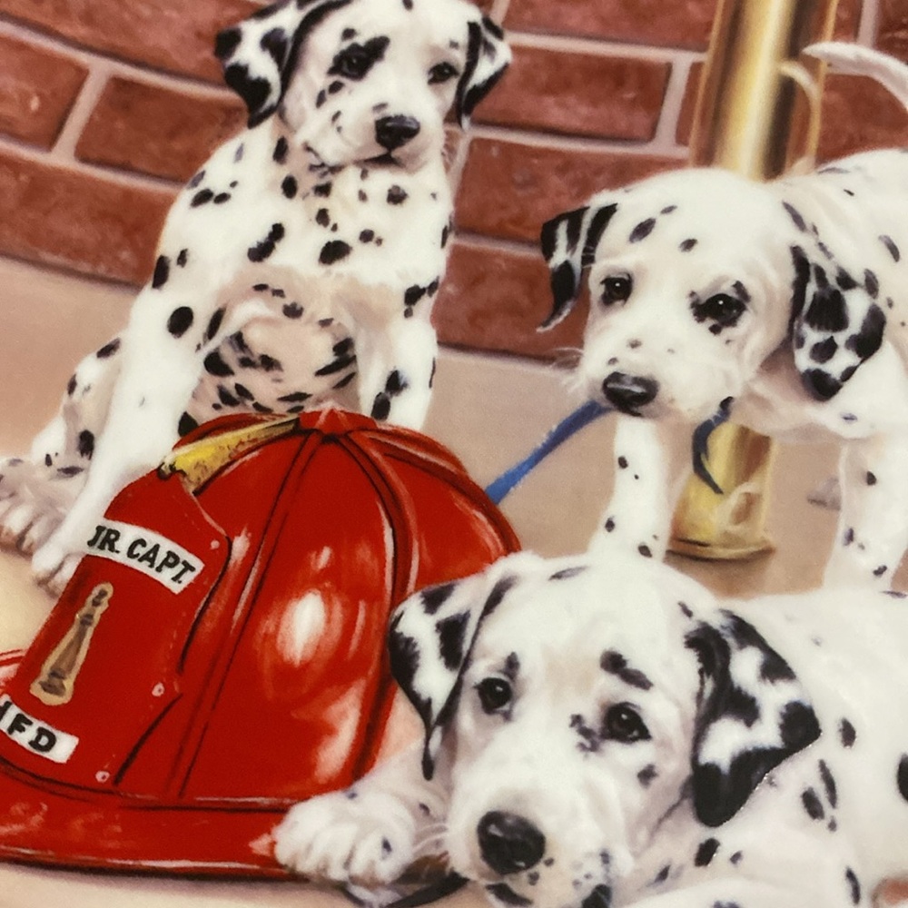 Firehouse Frolic Decorative Plate